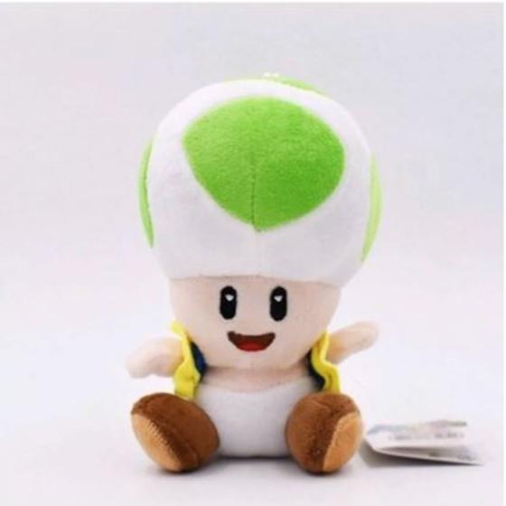 Imagem de Pelúcia Toad Super Mario Bros 15cm - Verde