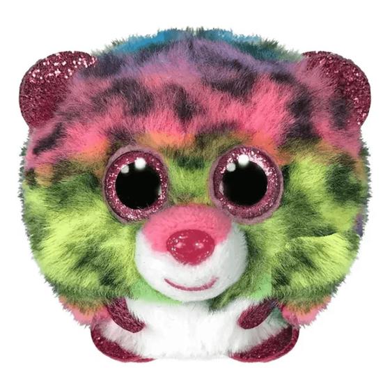 Imagem de Pelúcia Ty Beanie Balls Leopardo Dotty Colorido Toyng