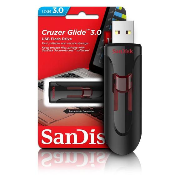 Pen Drive Sandisk Cruzer Glide 3.0 Usb 128gb - Sdcz600