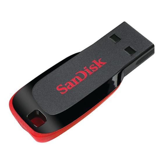 Imagem de PEN DRIVE  128GB Sandisk Cruzer Blade sdcz50-128g-b35