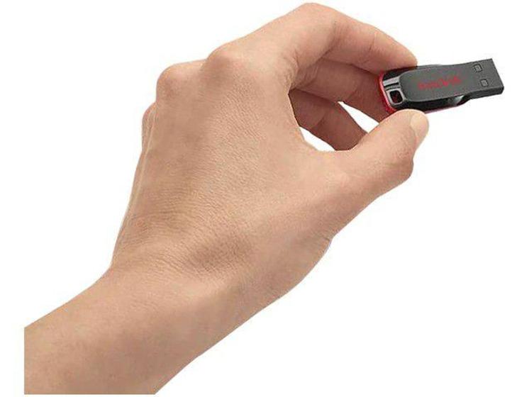 Pen Drive 128GB SanDisk Cruzer Blade USB 2.0 Menor preço em Pen Drive 128GB SanDisk Cruzer Blade USB 2.0