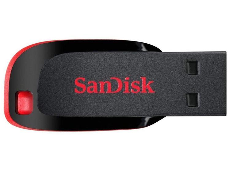 Imagem de Pen Drive 128GB SanDisk Cruzer Blade USB 2.0