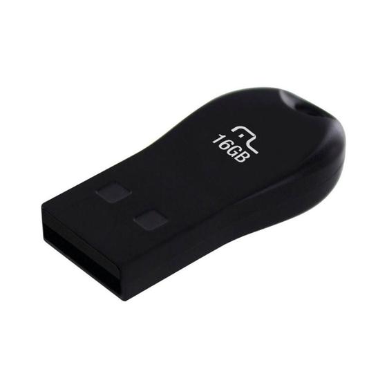 Pen Drive Multilaser Preto 16gb - Pd771