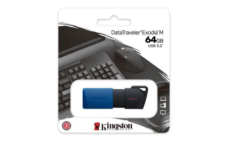 Imagem de Pen Drive 64GB Kingston DTXM/64GB Exodia 3.2 USB