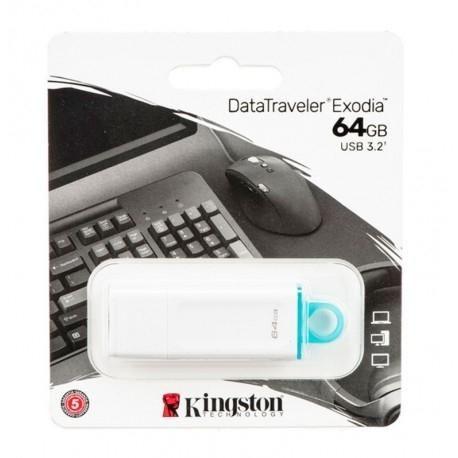 Imagem de Pen Drive 64GB Kingston KC-U2G64-5R Exodia White