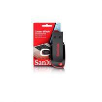 Pen Drive 64gb Usb 2.0 Sandisk Cruzer Blade Z50 - Sdcz50-064g-b35 Menor preço em Pen Drive 64gb Usb 2.0 Sandisk Cruzer Blade Z50 - Sdcz50-064g-b35