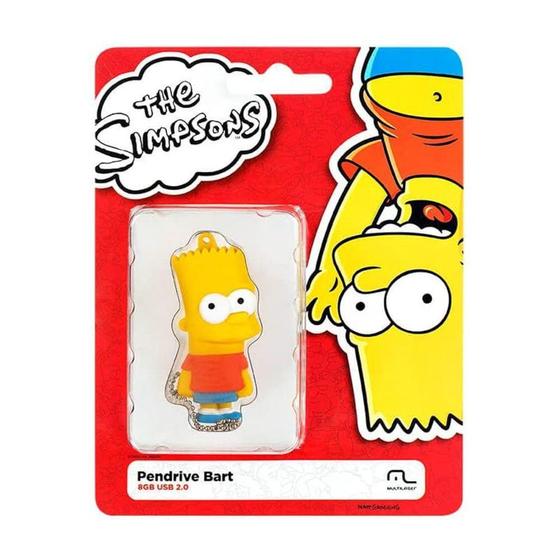 Imagem de Pen Drive 8GB Multilaser - Bart Simpsons