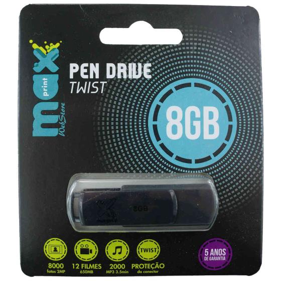 Pen Drive Maxprint Twist 8gb - 503071