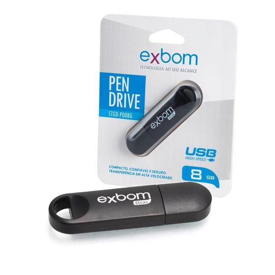 Imagem de Pen Drive capcidade 8GB Exbom