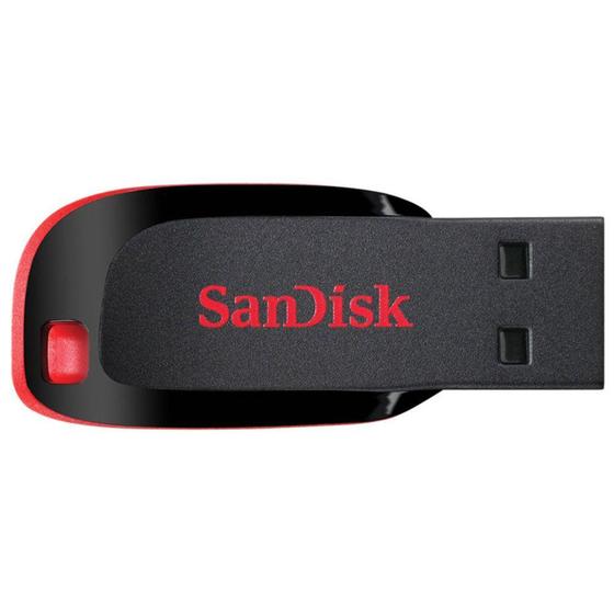 Pen Drive Cruzer Blade Sandisk USB 2.0 128GB SDCZ50-128G-B35 Menor preço em Pen Drive Cruzer Blade Sandisk USB 2.0 128GB SDCZ50-128G-B35