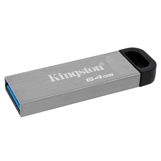 Imagem de Pen Drive DataTraveler Kysoncom 64GB Kingston com Conexão USB 3.2 - DTKN/64GB