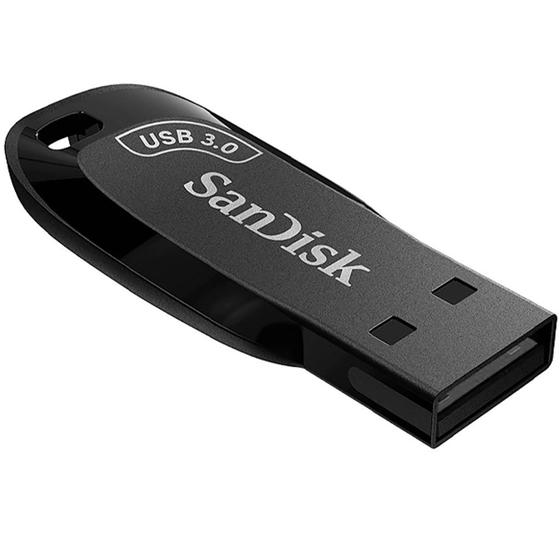 Imagem de Pen Drive de 64GB SanDisk Ultra Shift SDCZ410-064G-G46 USB 3.2 - Preto