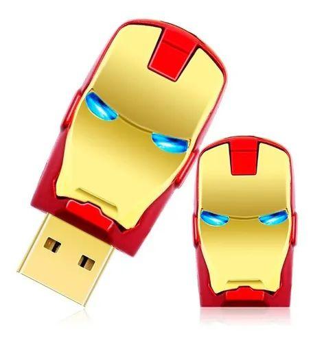 Imagem de Pen Drive Homem De Ferro 64GB USB 2.0 A Prova D'Água