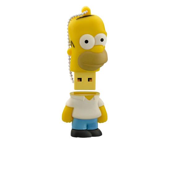 Imagem de Pen Drive Homer Simpsons 8GB USB Leitura 10MB/s e Gravação 3MB/s Multilaser - PD070