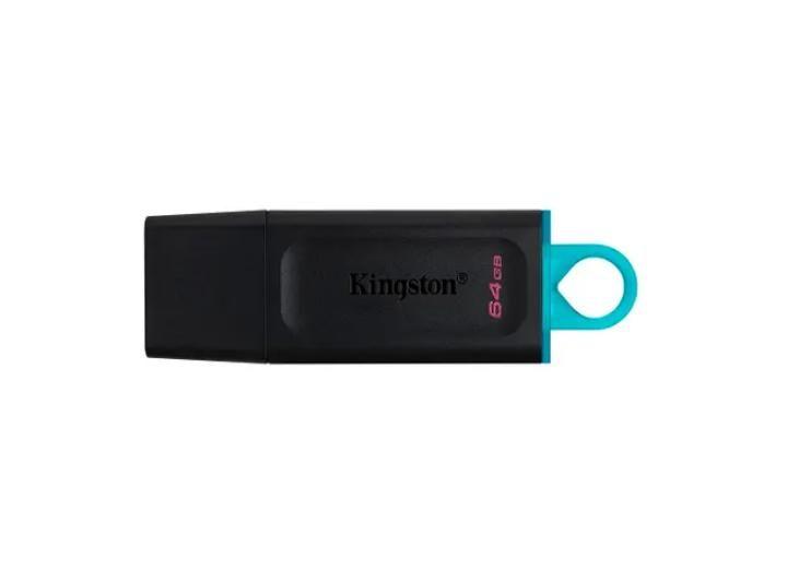 Imagem de Pen Drive Kingston Datatraveler 64GB PRETO/AZUL DTX/64GBI