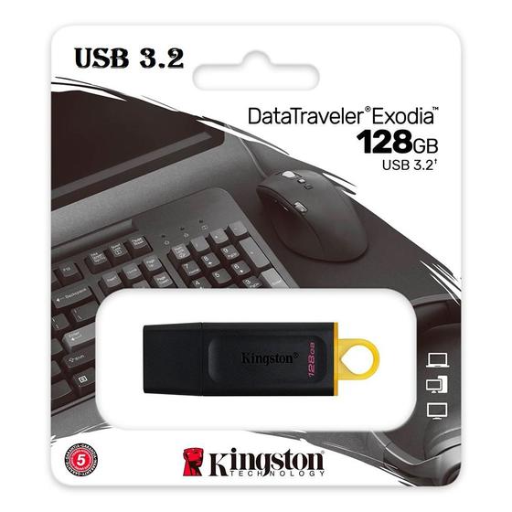 Pen Drive Kingston Data Traveler Exodia 128gb - Dtx