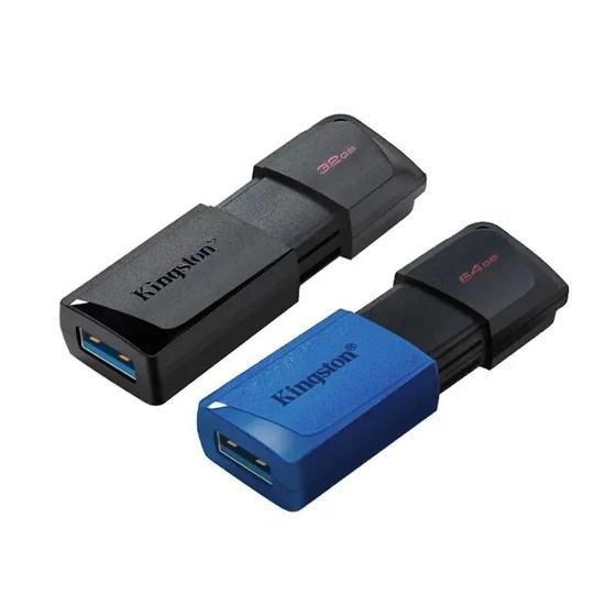 Pen Drive Kingston DT100 G3 - USB 3.2 - 32GB, 64GB, 128GB ou 256GB Menor preço em Pen Drive Kingston DT100 G3 - USB 3.2 - 32GB, 64GB, 128GB ou 256GB