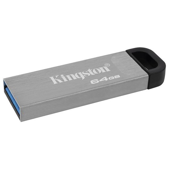 Imagem de Pen Drive Kingston Kyson DTKN - 64GB - Prata