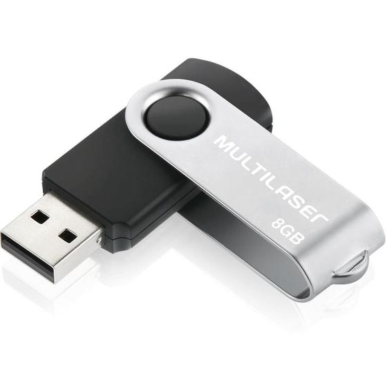 Imagem de Pen Drive Multilaser 8Gb Twist - PD587