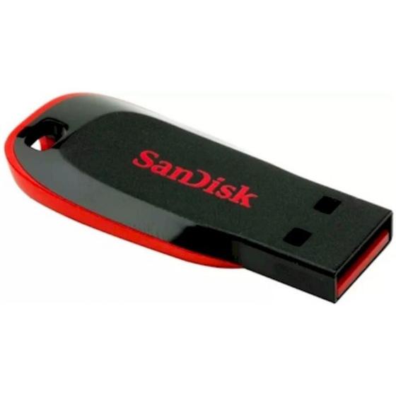 Imagem de Pen Drive Sandisk Cruzer Blade Sdcz50 64gb Preto - Sdcz50-064g-b35