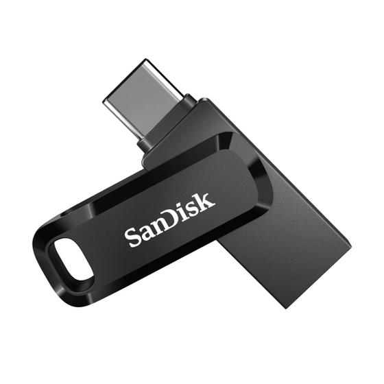 Imagem de Pen Drive Sandisk Dual Drive Tipo C 64GB USB 3.1 Preto - SDDDC3-064G-G46