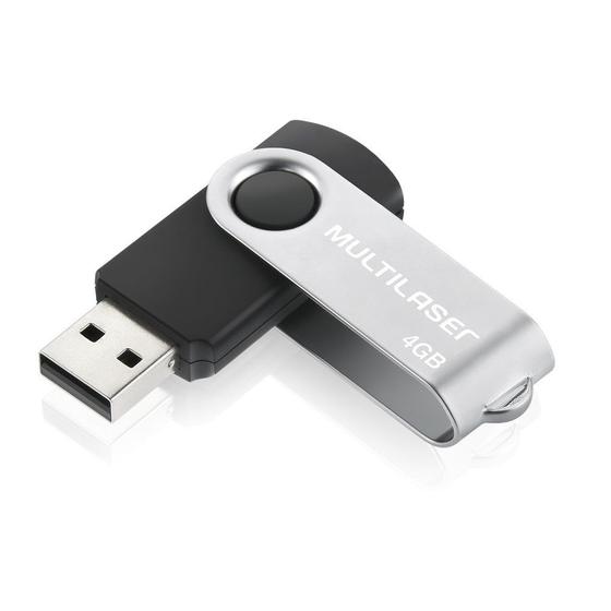 Pen Drive Twist 4GB USB Leitura 10MB/s e Gravação 3MB/s Preto Multilaser - PD586 é boa?