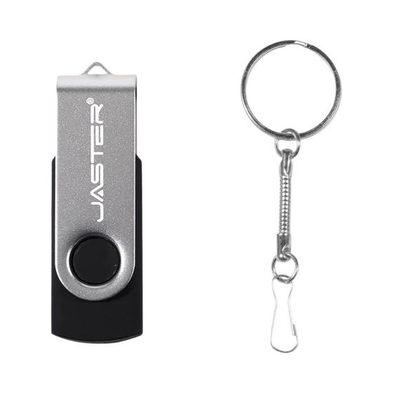 Imagem de Pen Drive USB Rotativo Colorido - 8GB a 128GB - Com Clip