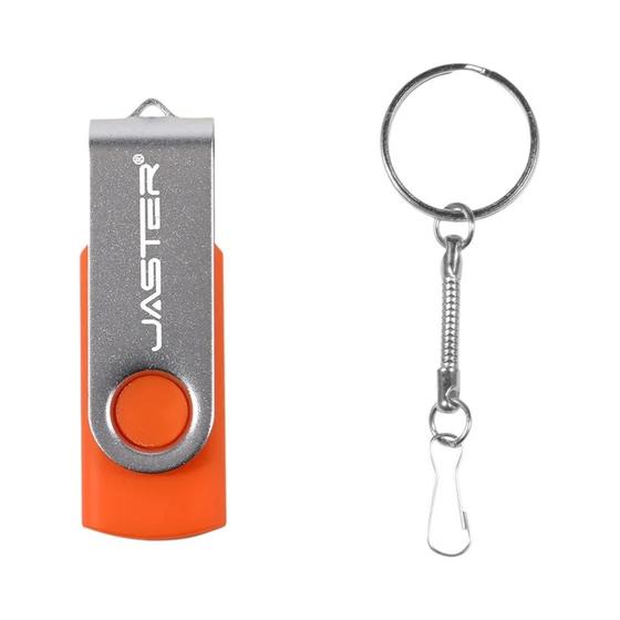 Imagem de Pen Drive USB Rotativo Colorido - 8GB a 128GB - Com Clip