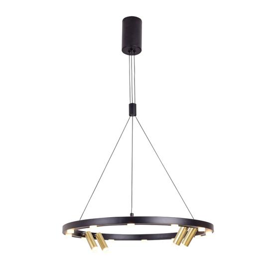 Imagem de Pendente 16x3W 3000K 3360 Lúmens Occhio JJ014 Bella Iluminação Preto/Dourado/Branco