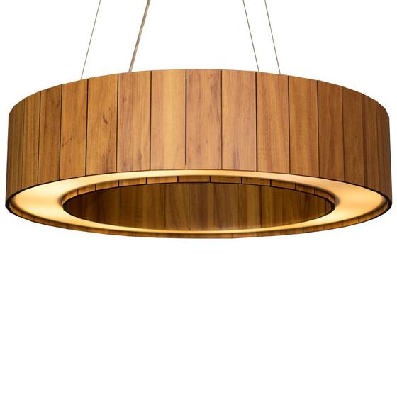 Pendente Anel Fechado de Madeira 60cm Menor preço em Pendente Anel Fechado de Madeira 60cm