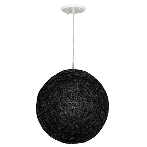 Imagem de Pendente Art Line 04/1 28cm Preto