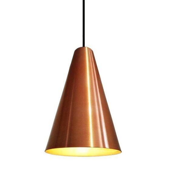 Pendente Cone 13,5cm Volare - TKS Iluminação - Lustre - Magazine Luiza