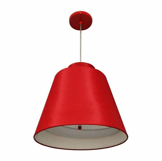 Imagem de Pendente Cone Bordô MJ-4139 Para Mesa de Jantar e Estar