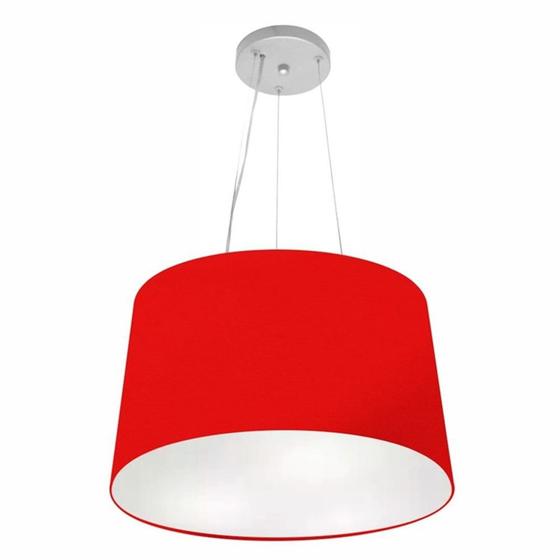 Imagem de Pendente Cone Vermelho MJ-4153 Para Mesa de Jantar e Estar