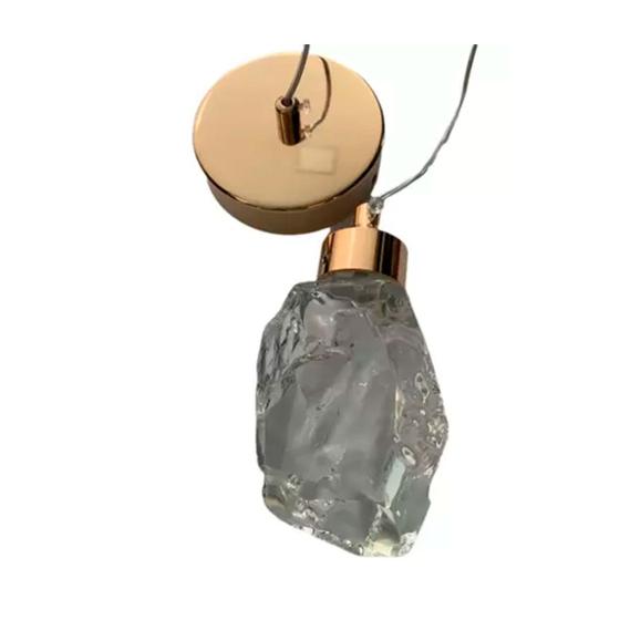 Imagem de Pendente Cristal Diamante Dourado 5W 3 temperaturas de cor - AAATOP - 8113