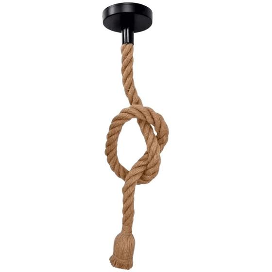 Imagem de Pendente de Corda Retrô Rústico para Uma Lâmpada 1E27