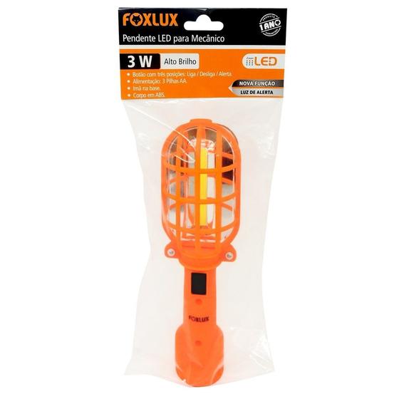 Imagem de Pendente de led para mecanico Foxlux 240 lumens 6500k 3w