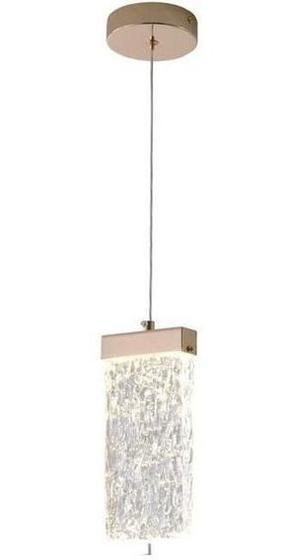 Imagem de Pendente Dourado Cristal com Detalhes 21,5cm LED 7W 3200K Bivolt