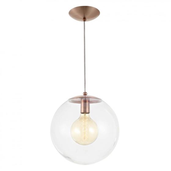 Pendente em Vidro Esfera 30cm Madelustre Menor preço em Pendente em Vidro Esfera 30cm Madelustre