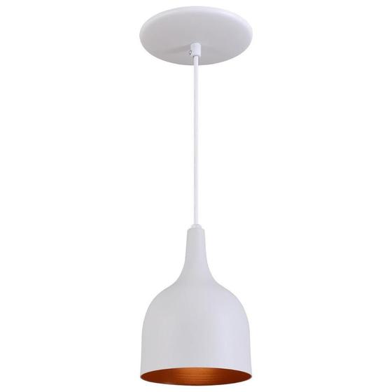 Imagem de Pendente Gota Luminária Lustre Branco