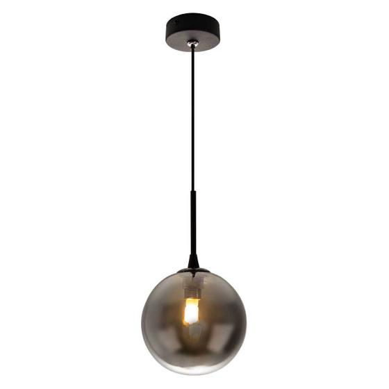 Imagem de Pendente Grape Preto com Globo Smoky P/g9 Starlux Zr082 St2068