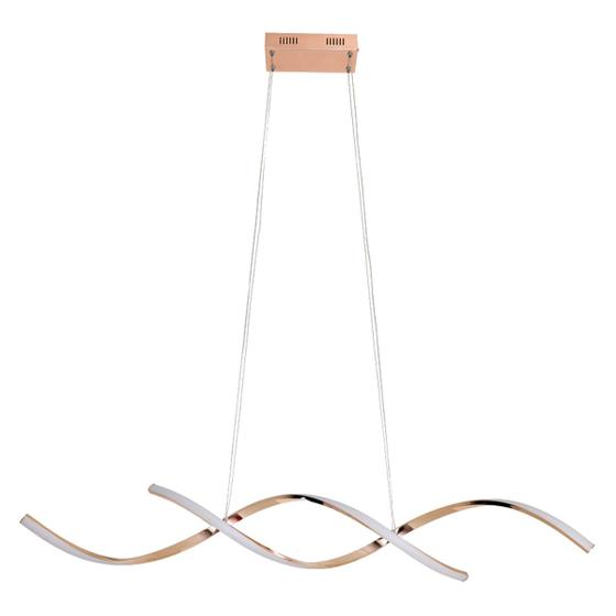 Imagem de Pendente Led 35W 3000K 2450LM Rose Gold 110CM Bivolt Nitrolux