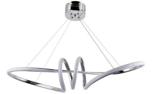 Imagem de Pendente Led Luminaria Sala Infinity Special Silver Infinito