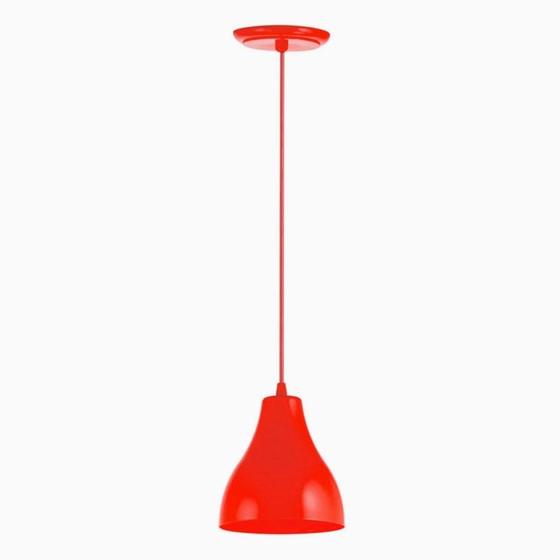 Imagem de Pendente Loft Pequeno Vermelho Dital