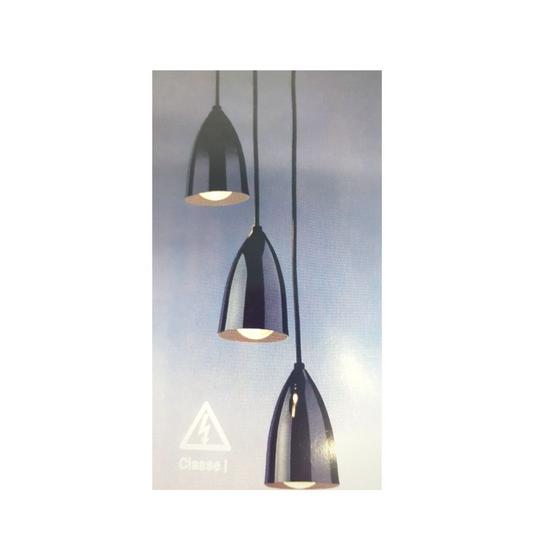 Imagem de Pendente Luce 3X E-27 Bronze - Preto Or052