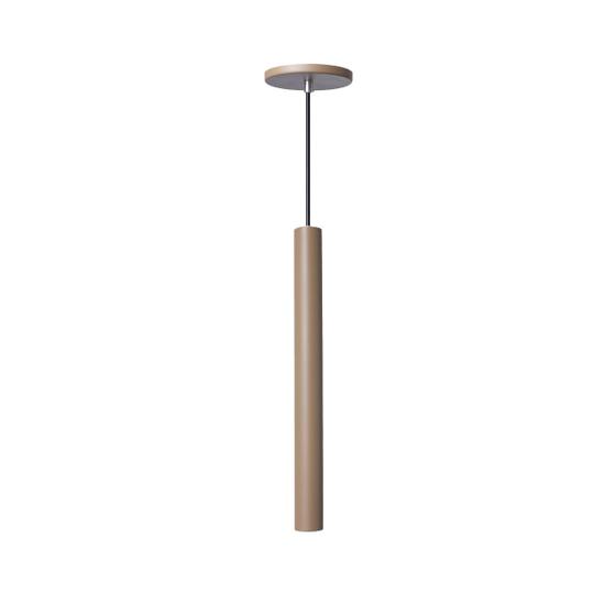 Imagem de Pendente Luminária Tubo Fendi 30 Cm + Lâmpada LED Branco Neutro