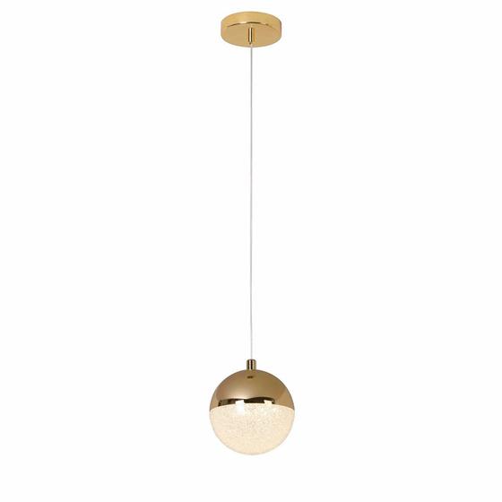 Pendente Media Luna Dourado Globo Bella Iluminação HM003 Menor preço em Pendente Media Luna Dourado Globo Bella Iluminação HM003