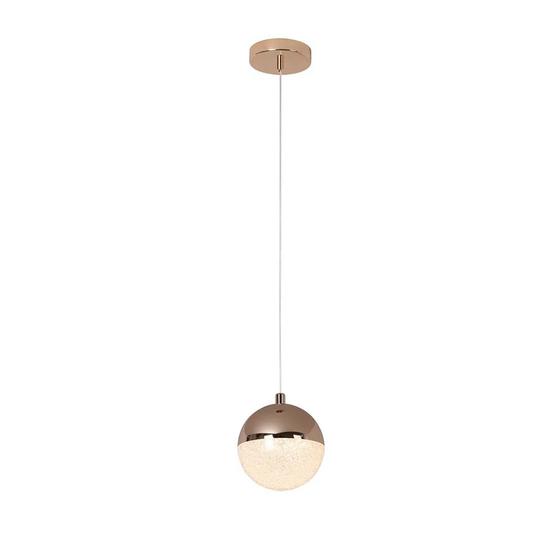 Pendente Media Luna French Gold Led 6W 3000K Bivolt HM003 Bella Menor preço em Pendente Media Luna French Gold Led 6W 3000K Bivolt HM003 Bella