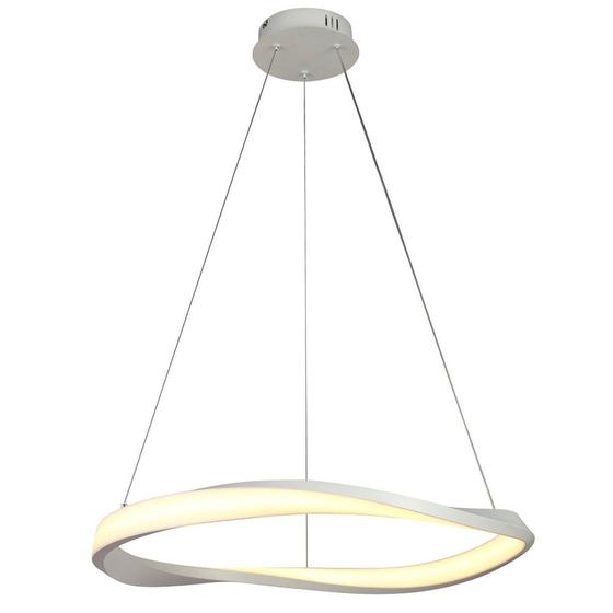 Imagem de Pendente Mobius Branco 60cm 24w Led - Mob1pd01br060 - Bella