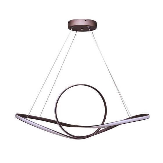 Imagem de Pendente Nordecor Led Wari D1326 - Marrom - 3000K 49W